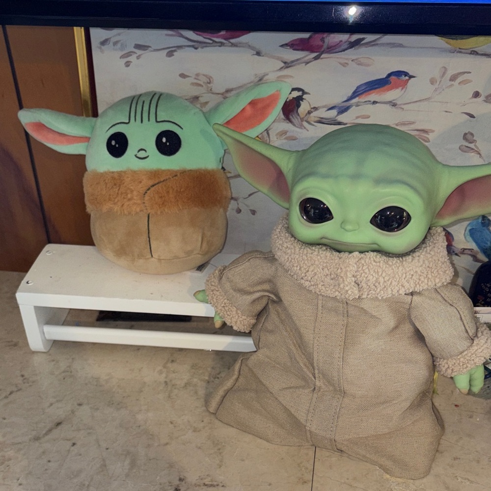 Star Wars Grogu Plush Duo - Green and Tan bundle